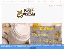 Tablet Screenshot of bio-esencia.net